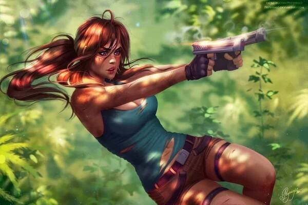 12 Stunning Lara Croft Fan Art Pieces That Capture Her Tomb Raiding Spirit 11