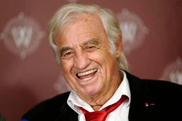 Herec Jean-Paul Belmondo na slavnostním předávání Zlatých rukavic 18. října 2019 v Bruselu