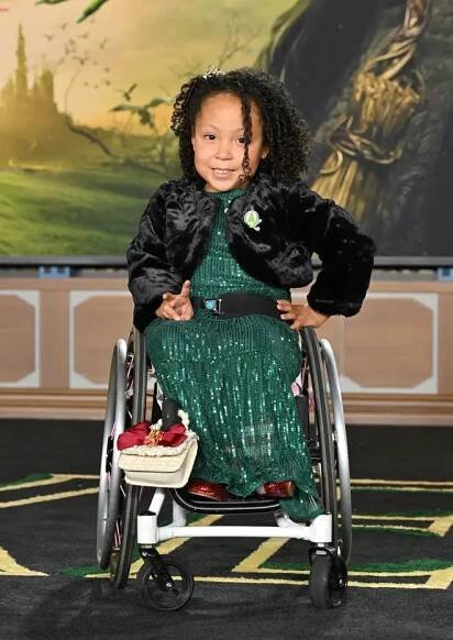 Cesily Collette Taylor who plays young Nessarose