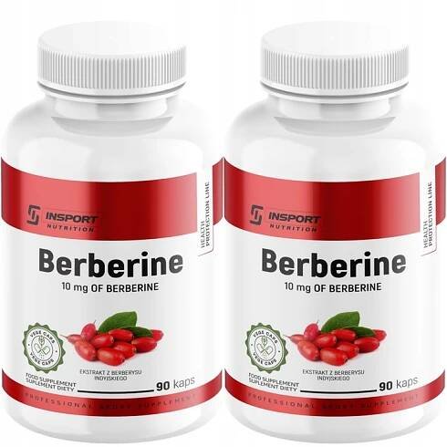 BERBERYNA 2x 90 kap BERBERINE Srdce CUKROVKA Kůže HUBNUTÍ | INSPORT