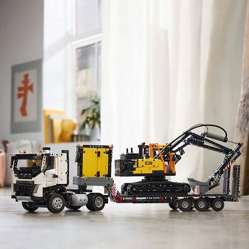 LEGO Technic 42175 Nákladní auto Volvo FMX a elektrický bagr Volvo EC230 Číslo výrobku 42175