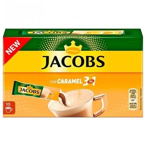 Jacobs 3v1 Karamel, 10 káv