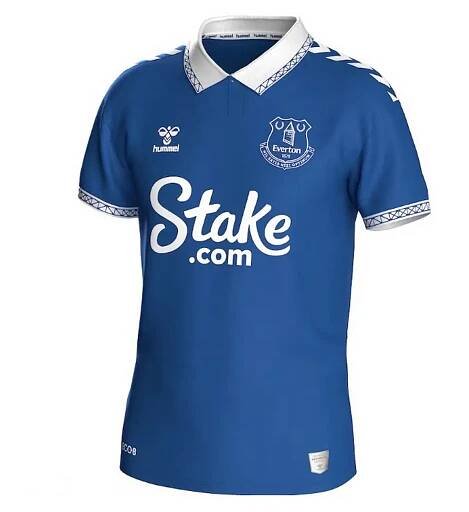 Everton Domácí Dres 2023/24 – Krátký Rukáv