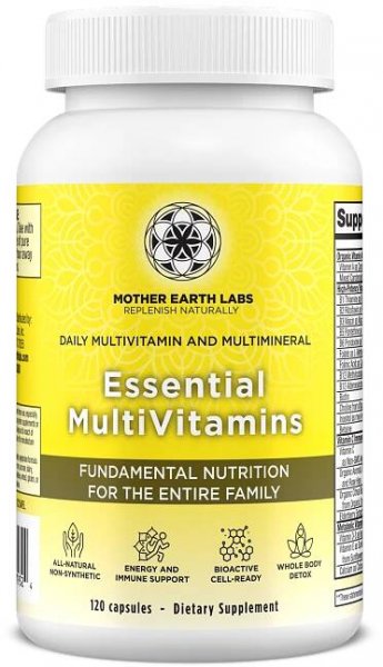 Essential MultiVitamins - 120 Capsules | Mother Earth Labs