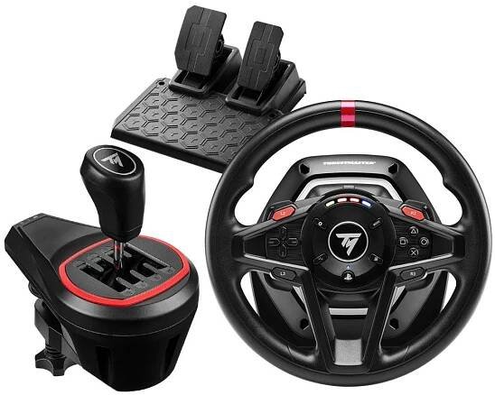 Thrustmaster T128 sada volantu a pedálů + Řadící páka TH8S Shifter pro PC, PS4 a PS5