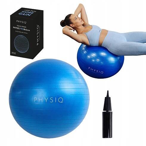 GYMNASTICKÝ MÍČ NA SEZENÍ FITNESS CVIČENÍ REHABILITAČNÍ 65cm