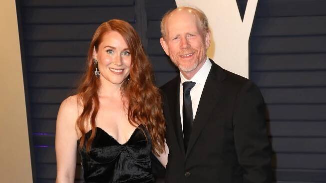 Paige Howard and Ron Howard, 2019