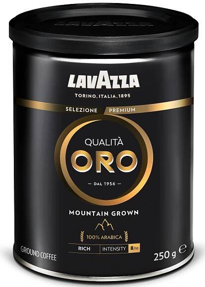 Lavazza Qualita Oro Mountain G mletá 250g dóza - - Megaknihy.cz