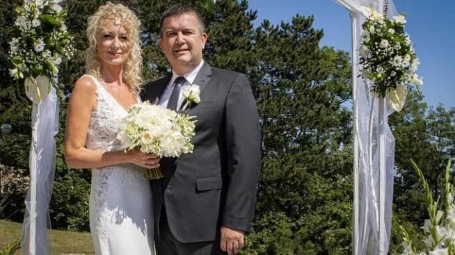 První foto ze svatby a první slova Jana Hamáčka: S Gábinou jsme se potkali při práci, zamilovali jsme se