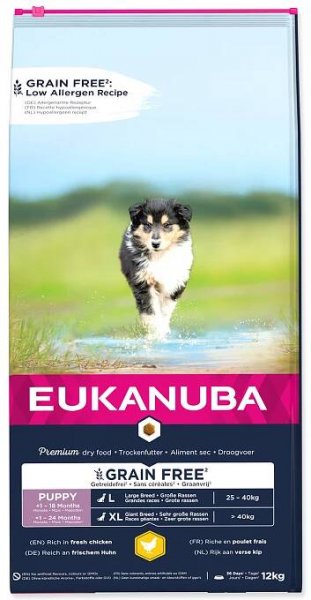 EUKANUBA Puppy & Junior Large & Giant Breed Grain Free Chicken