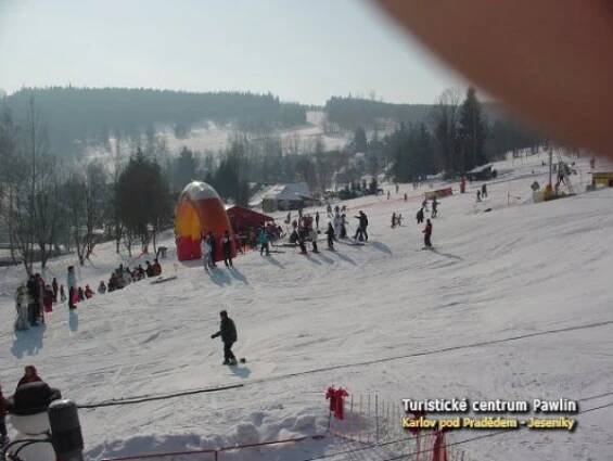 Ski areál Pawlin - Karlov pod Pradědem - informace a mapa