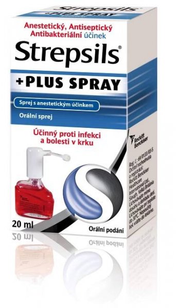 Strepsils Plus Spray orální sprej 20 ml