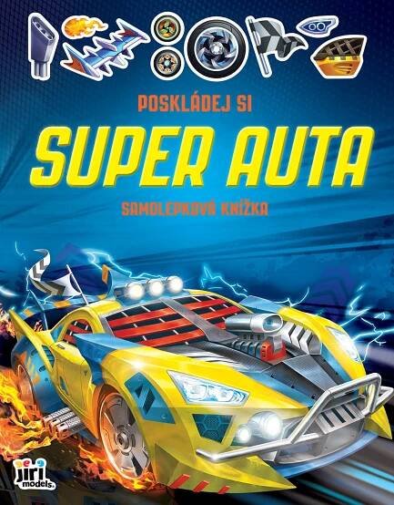 Poskládej si Super auta - samolepková knížka