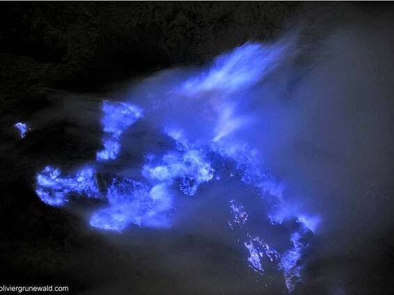 Why Does This Indonesian Volcano Burn Bright Blue?