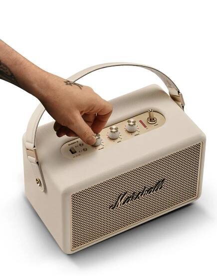 Marshall Kilburn III Portable Bluetooth Speaker, Cream