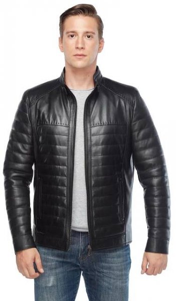 Josh O’Connor Black Genuine Leather Men’s Coat2
