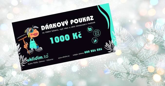 Dárkové poukazy na úklid domácnosti se slevou 20 %