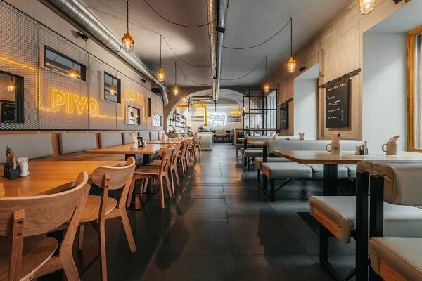 Restaurace MODRÝ DVEŘE - CZECH INTERIOR AWARD