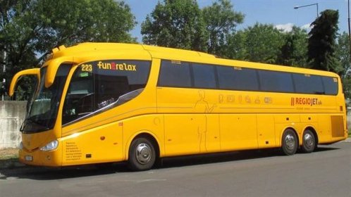 Slovenský autobus společnosti RegioJet.