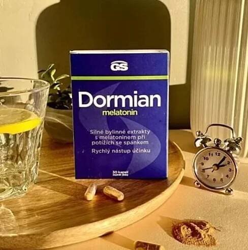 GS Dormian GS Dormian melatonin 30 kapslí