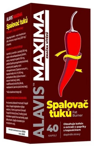 EXP Alavis Maxima Spalovač tuků 40 kapslí