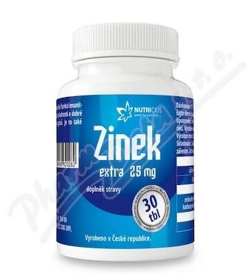 Zinek EXTRA 25mg tbl.30