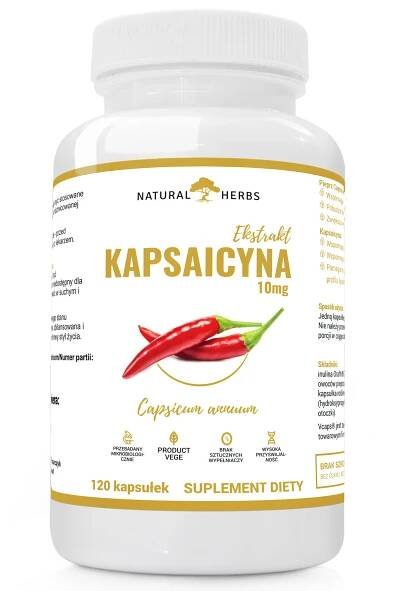 Natural Herbs kapsaicin 10 120 kapslí