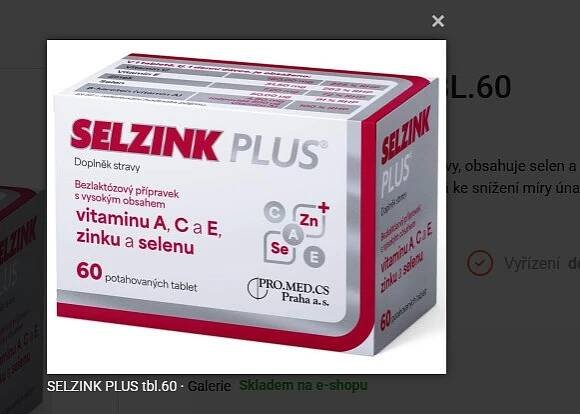 SELZINK PLUS 60 tablet