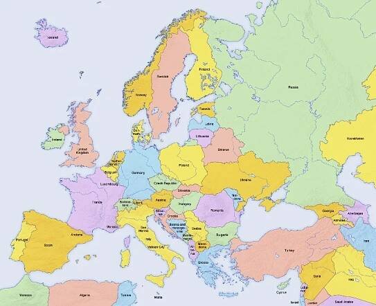 Europe Map