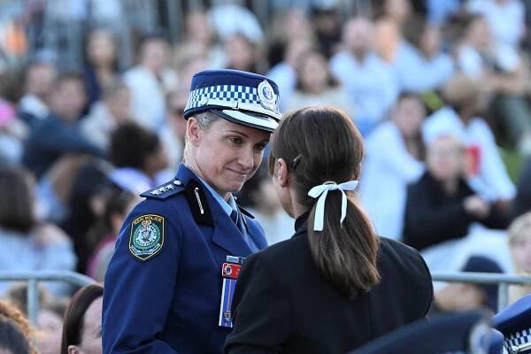 Amy Scott at a Community Candlelight Vigil in Sydney, Australia honouring the victims of a fatal stabbing at a shopping centre.