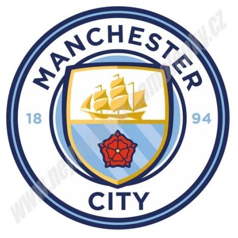 Samolepka na zeď Manchester CITY
