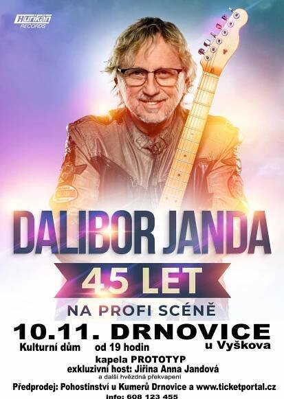 Obec Račice-Pístovice | Koncert Dalibora Jandy
