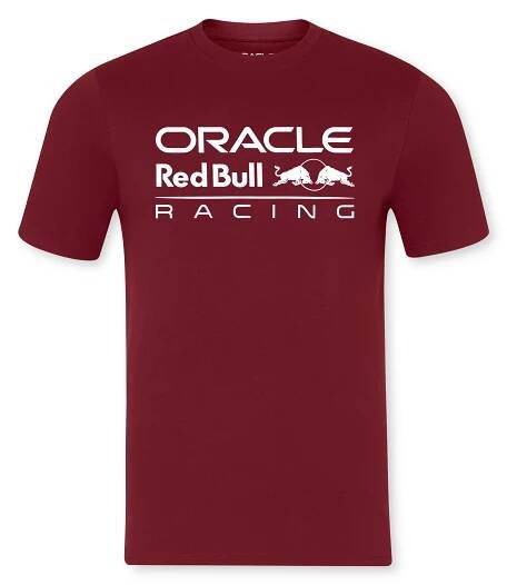 Tričko Red Bull Racing F1 Core Mono vínové