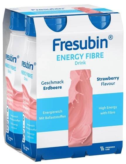Fresubin Energy Fibre DRINK Jahoda 4x200 ml