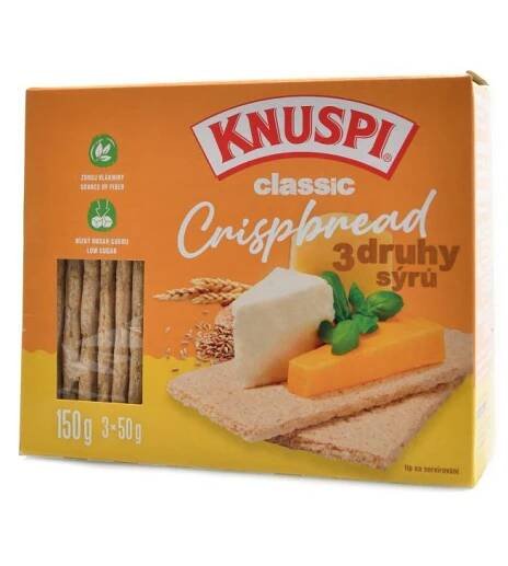 Knuspi Knuspi crispbread 150g sýr | NAMAKANEJ.cz