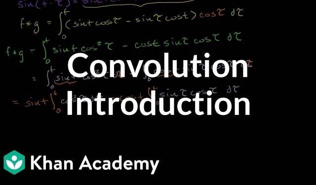 Introduction to the convolution