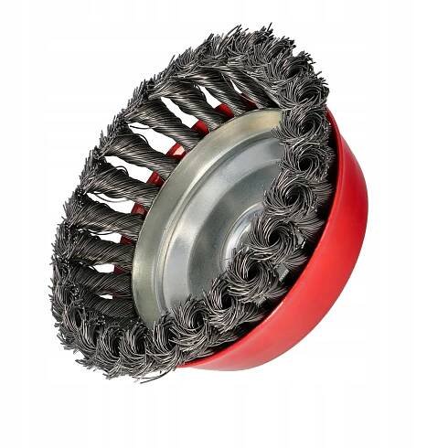 DRAUMET Čelní kartáč splétaný z oceli s závitem M14 100 25 za 108.00CZK - Allegro