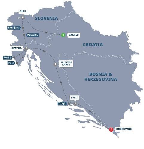 Best of Croatia and Slovenia