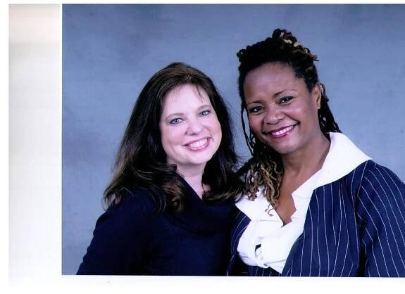 Joan and performer Tonya Pinkins
