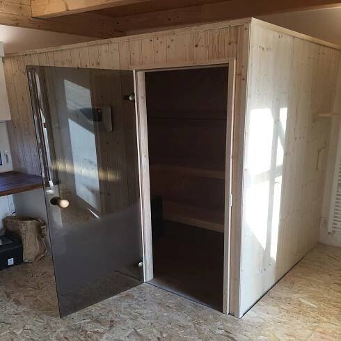 Domácí finská sauna 200 x 160 cm Brno – Sauna Brothers