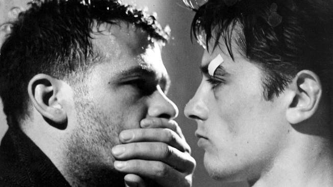 Alain Delon a  Renato Salvatori v snímke Rocco...