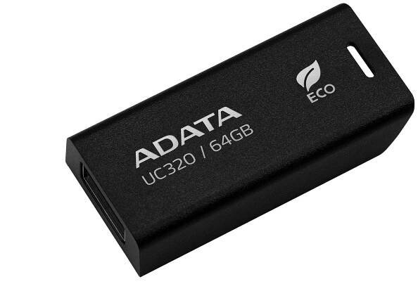 ADATA UC320/64GB/USB 3.2/USB-A/Černá