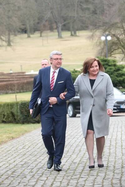 Havlíček v Lánech řešil dopad covidu na ekonomiku. Se Zemanem se dotkli i Dukovan