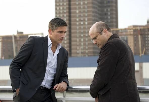 Lovci zločinců - Svědek - Z filmu - Jim Caviezel, Enrico Colantoni