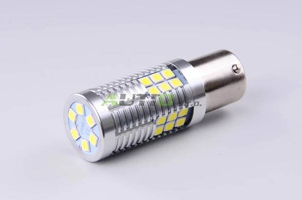 LED autožárovka BA15s bílá, 12V, čirá CANBUS 1200lm | AUTIO