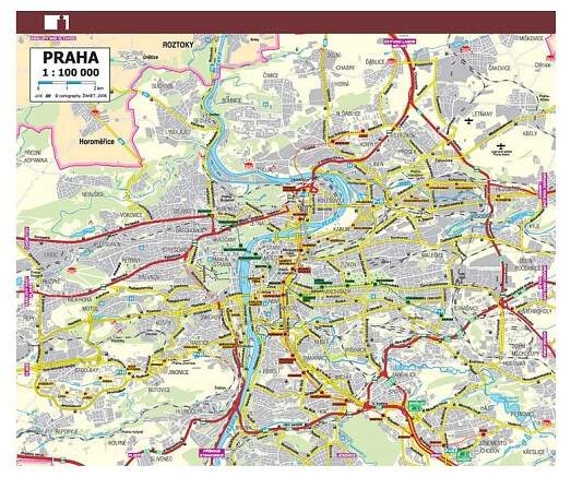 Formulář Mapa ČR a Prahy A5 (1 dvojlist)