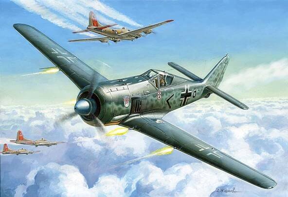 FockeWulf 190 A4 (1:72) Zvezda 7304 - Plastikový model
