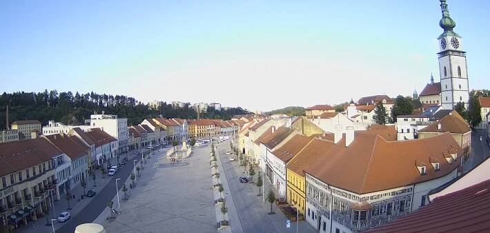 Třebíč Karlovo náměstí webkamera – Sledujte živě centrum města