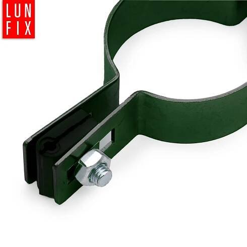 Příchytka plotového panelu průběžná fi42mm zelená