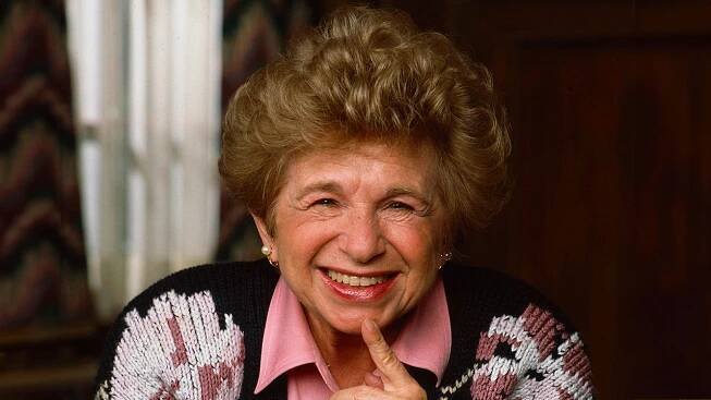 Doctor Ruth Westheimer in 1990